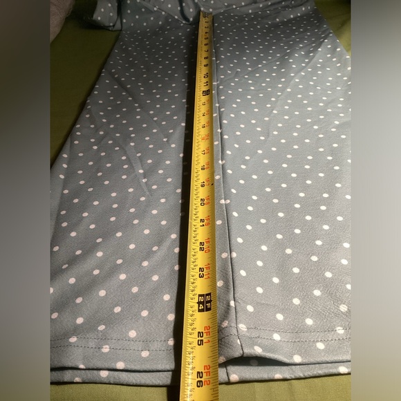 NEW VINTAGE ELEGANT BABY Blue W/Polka Dots JUMPSUIT. - Picture 15 of 16